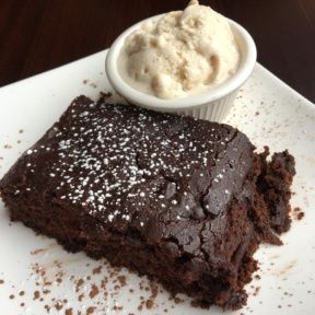 Gluten-free brownie from Evo Kitchen